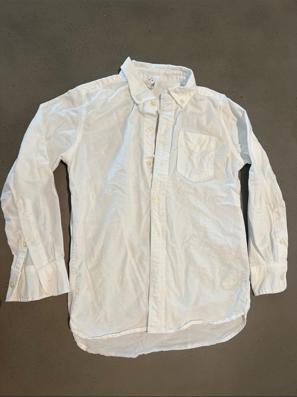 GAP White Organic Cotton Button-Down Shirt
